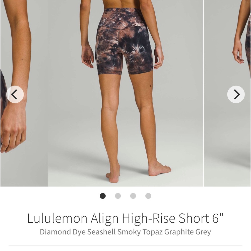 lululemon athletica align shorts w/pockets Diamond Dye High-Rise